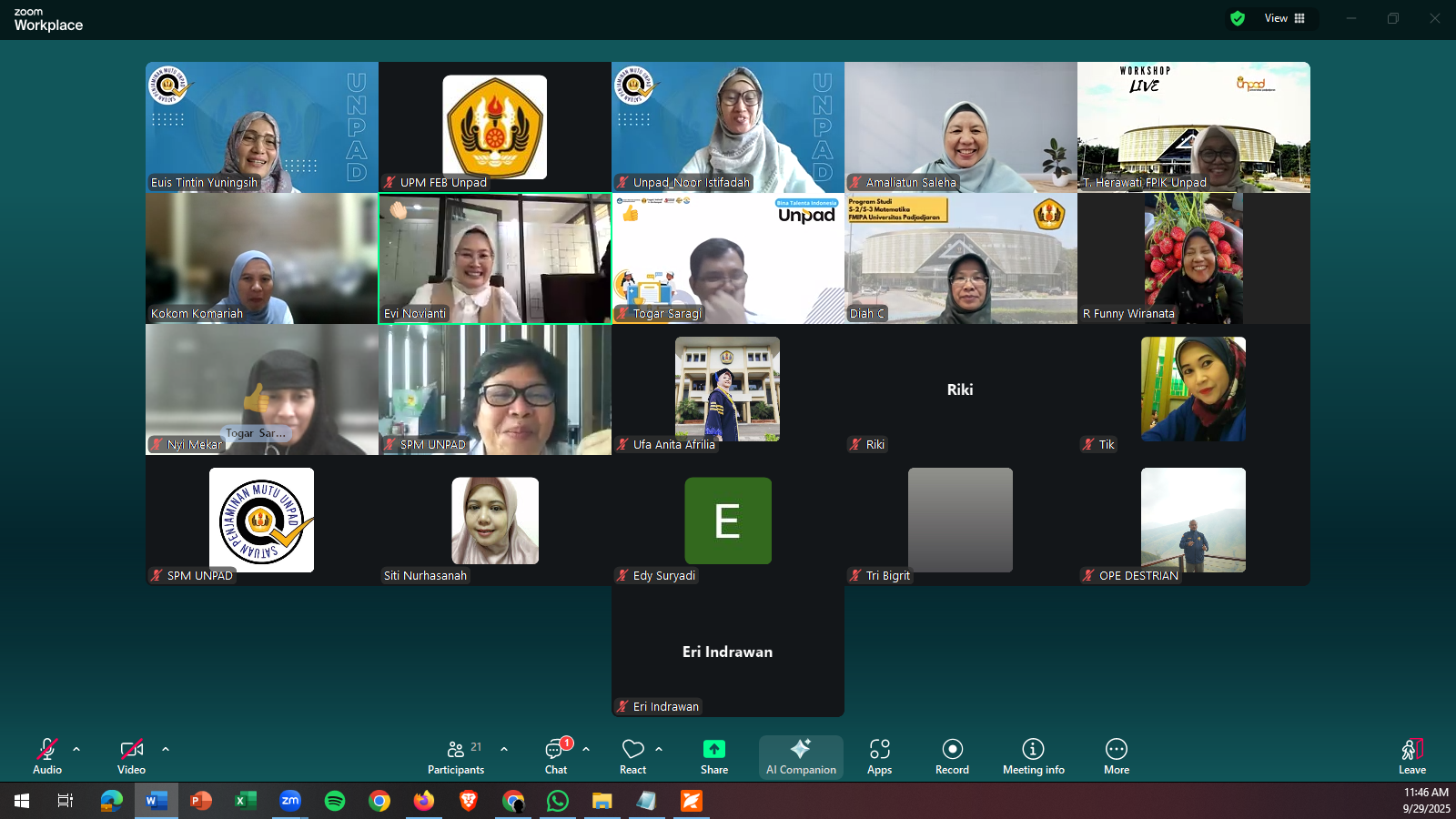 Rapat Persiapan Pelatihan AMI Unpad 2025